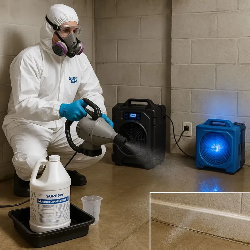 Sanitization and Odor Removal process in Liberty Hill, TX