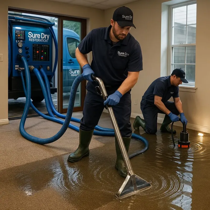 Water Extraction and Removal process in Liberty Hill, TX